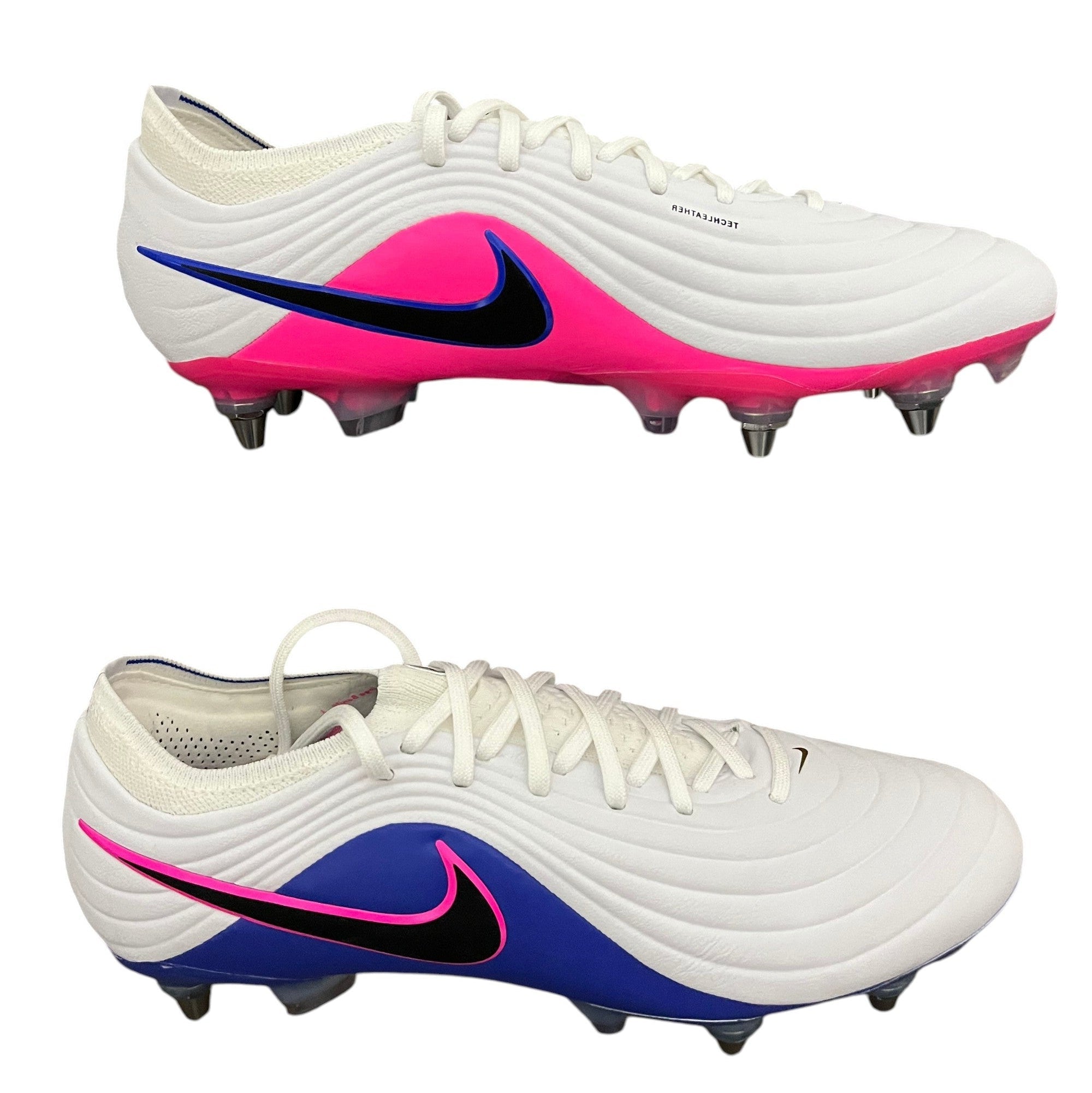 Nike Tiempo Maestro Elite SG-Pro White, Pink and Blue